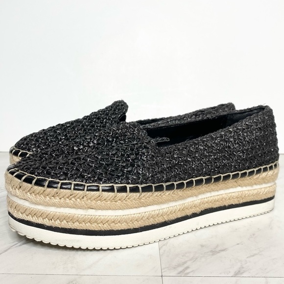 Vince Camuto Kameisha Espadrille Platform Slip On Shoe 9M - Picture 1 of 13